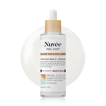 Peel Shot Glow Rice Ampoule Duo – Trattamento Illuminante Esfoliante Nuvèe